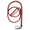 Kiotos Long fouet Whip Duo 190cm Noir et Rouge